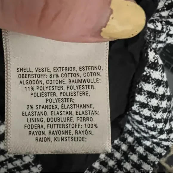 Maeve By Anthropologie Townsend Knit Tweed Houndstooth Skirt - Picture 8 of 8